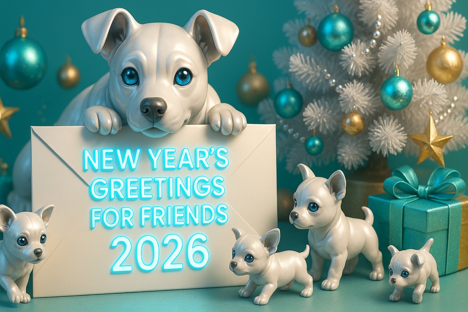 New Year's greetings for friends 2026