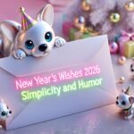 New Year's wishes simplicity and humor