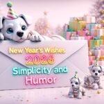 New Year's wishes simplicity and humor
