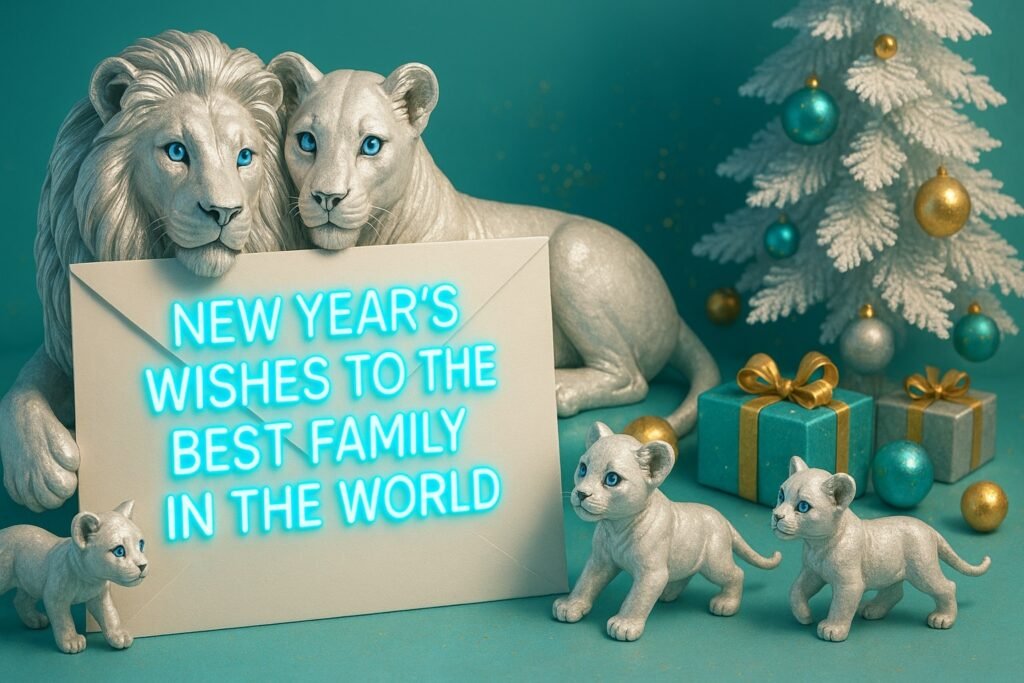New Year's wishes to the best family in the world